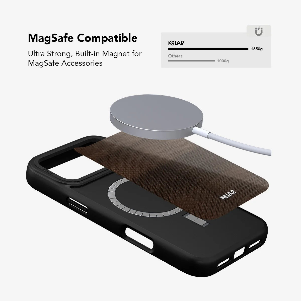 Chestnut | Brown Flannel Minimalist iPhone Case