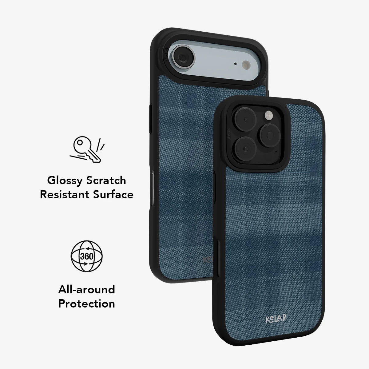 Denim | Blue Flannel Minimalist iPhone Case