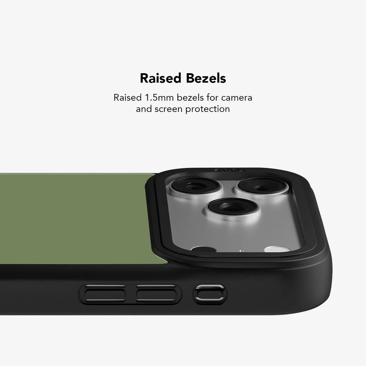Matcha Bark | Solid Green iPhone Case