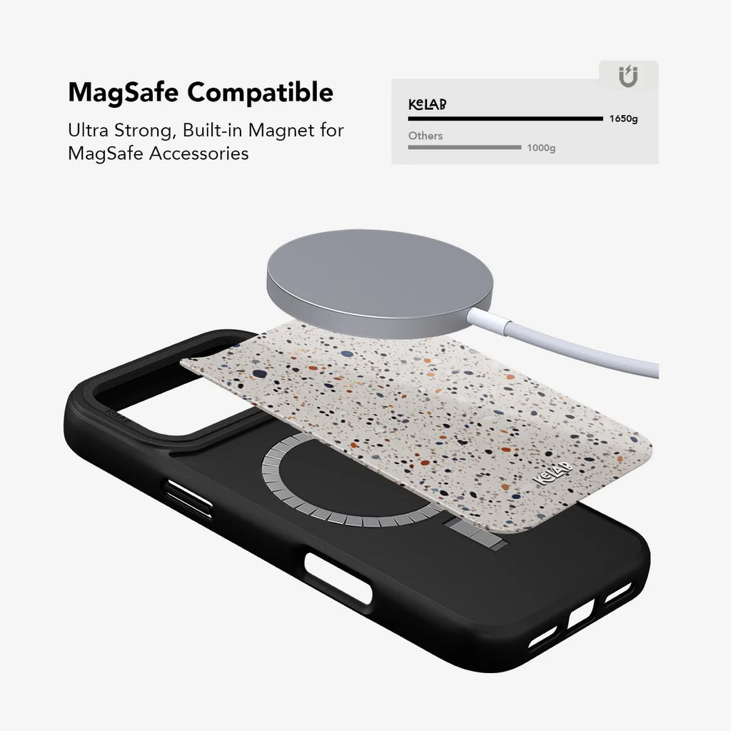 Ivory Haze | Ivory Paint Splatter iPhone Case