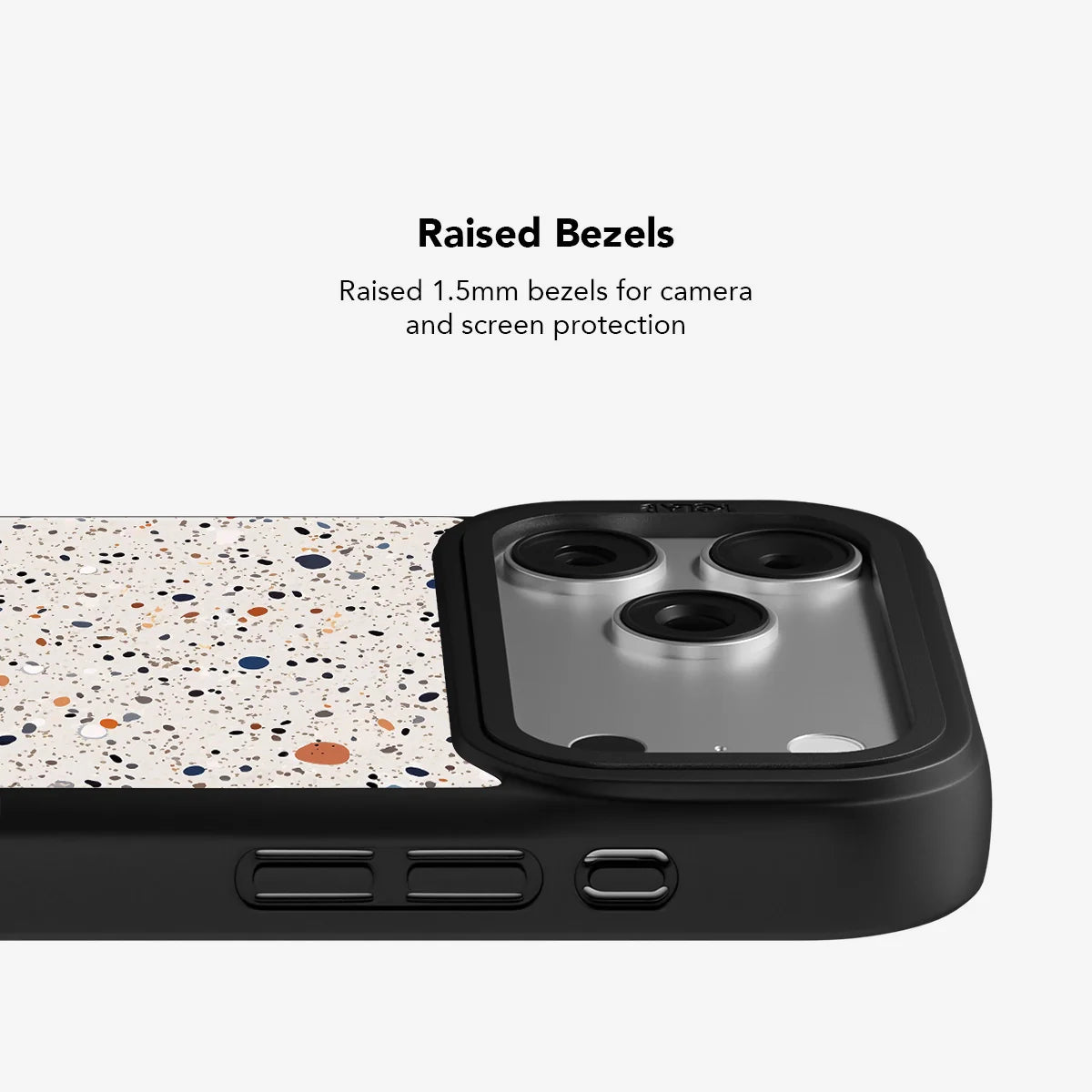Ivory Haze | Ivory Paint Splatter iPhone Case