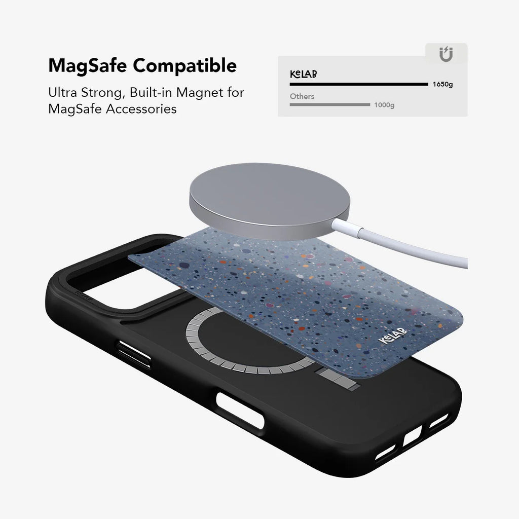 Seaside Drift | Blue Paint Splatter iPhone Case