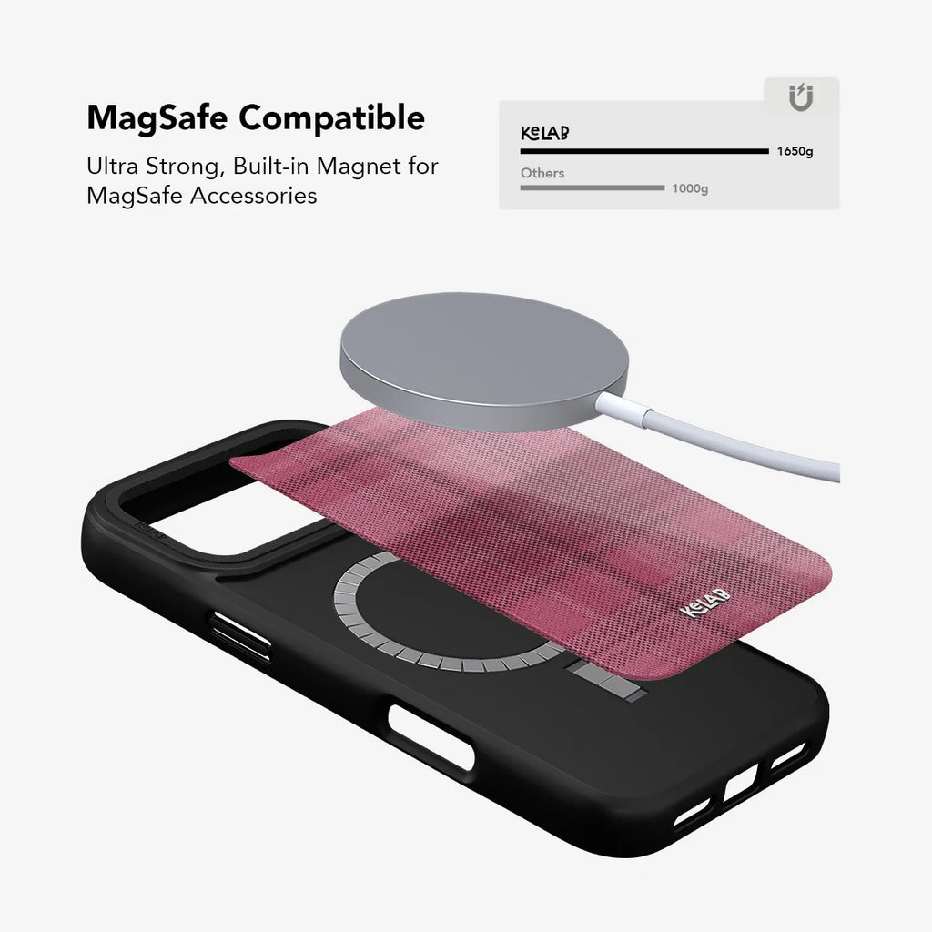 Rosé | Pink Flannel Minimalist iPhone Case