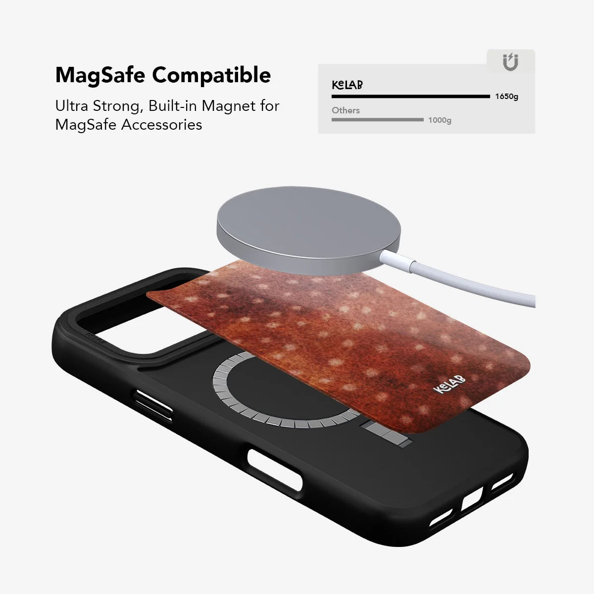 Midnight Fawn | Burnt Orange iPhone Case