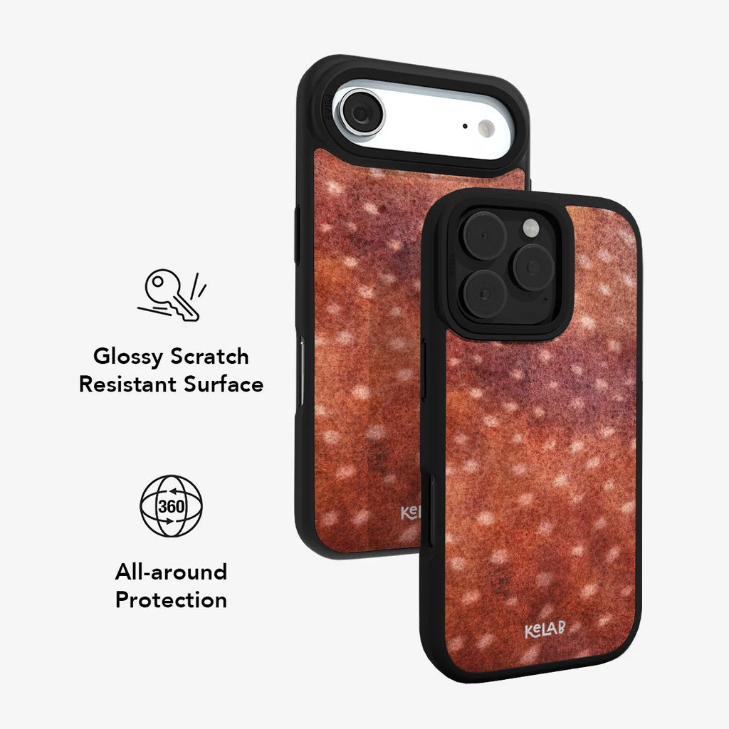 Midnight Fawn | Burnt Orange iPhone Case
