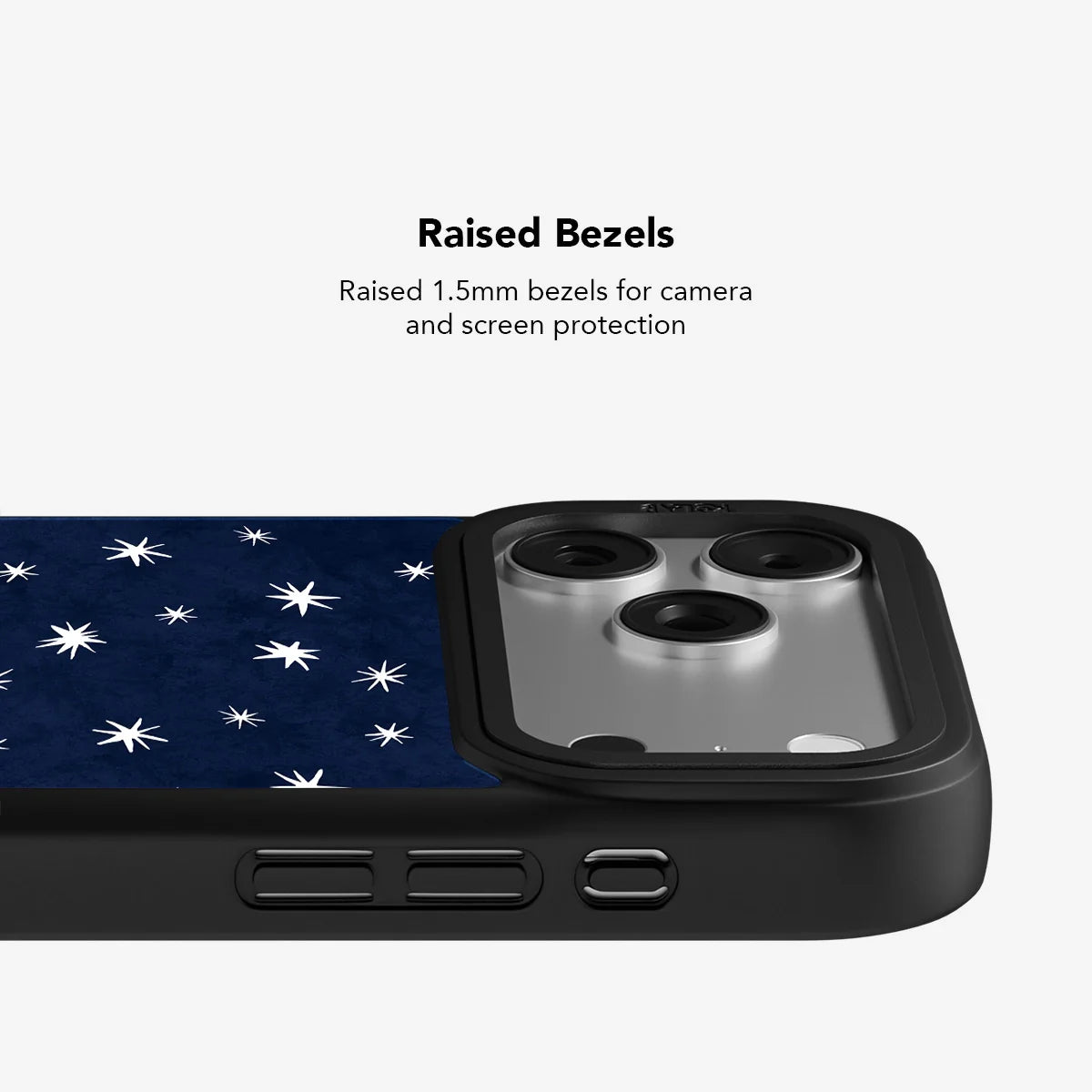 Starglimmer | Deep Blue Hand-Drawn Star iPhone Case