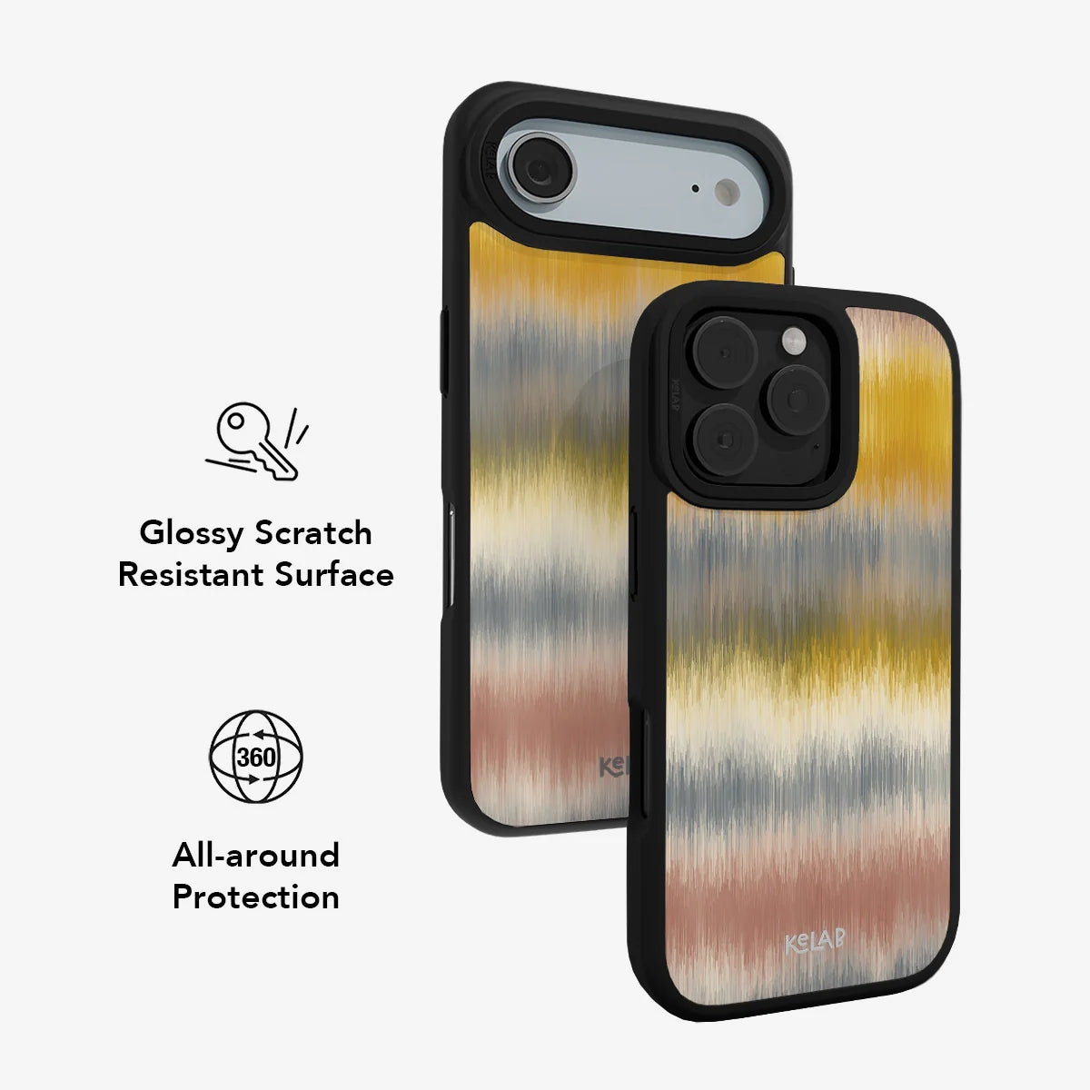 Golden Horizon | Digital Art iPhone Case