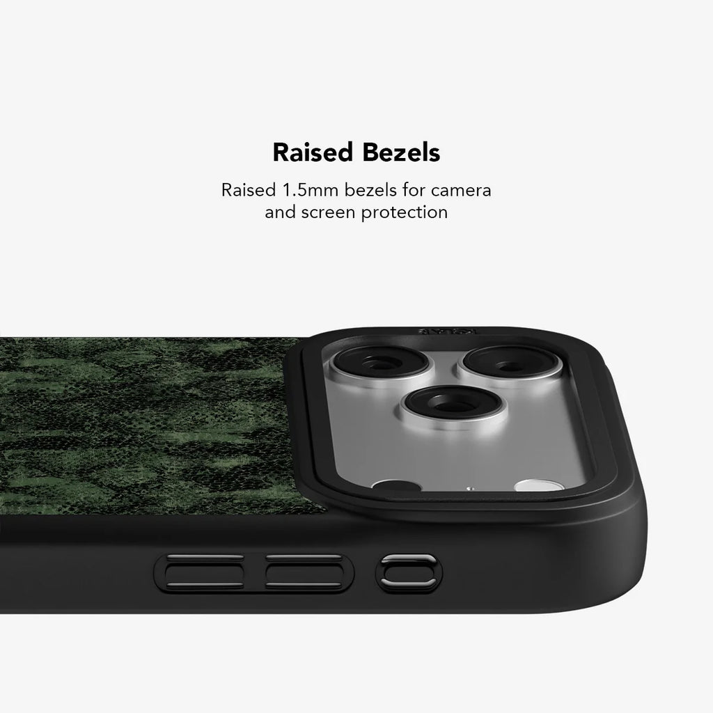 Emerald Python | Olive Snakeskin iPhone Case