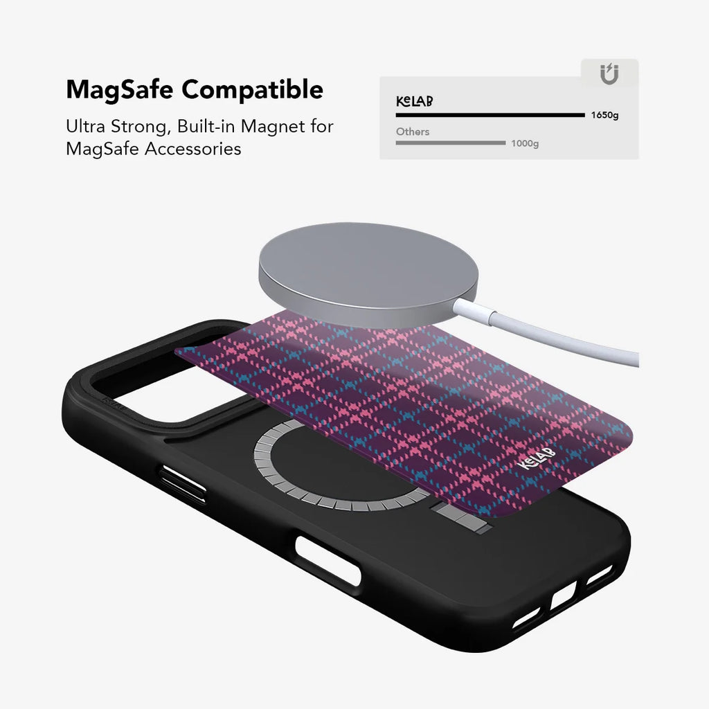 Orchid Tweed | Purple Plaid iPhone Case