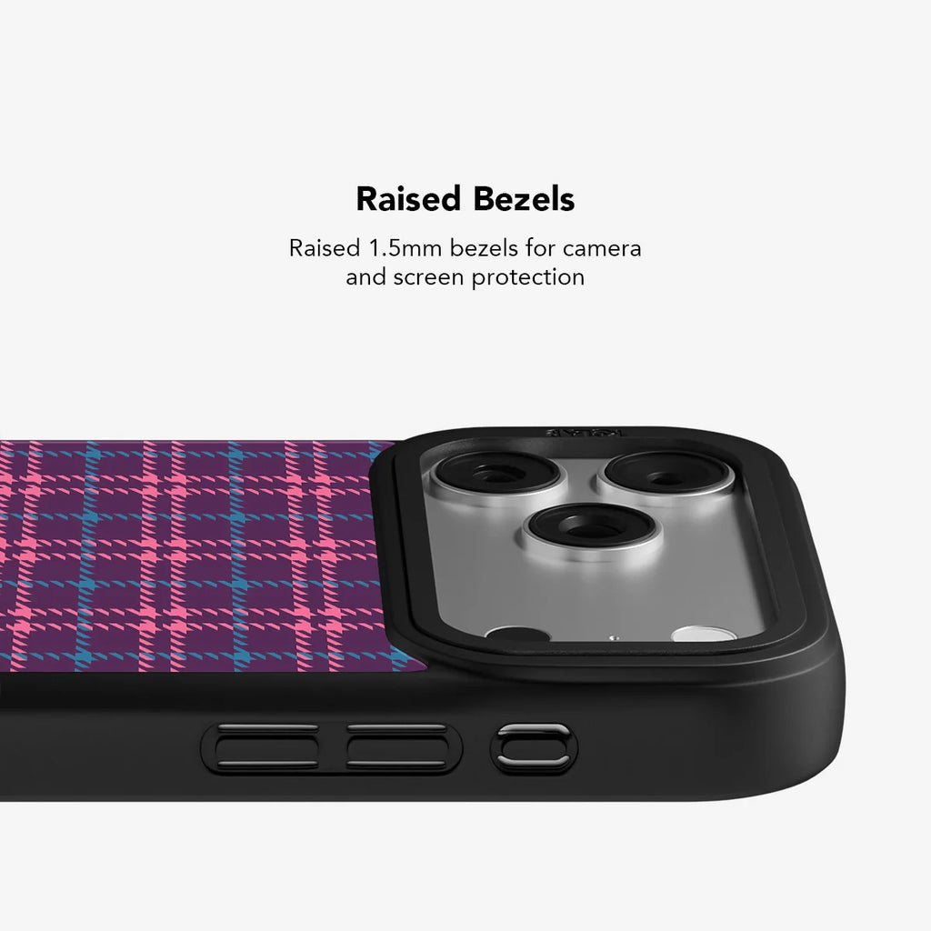Orchid Tweed | Purple Plaid iPhone Case