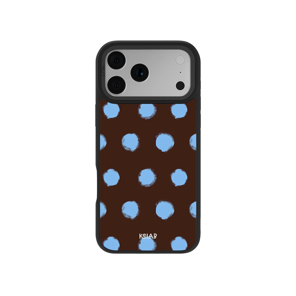Blueberry Espresso | Brown Polka Dot iPhone Case
