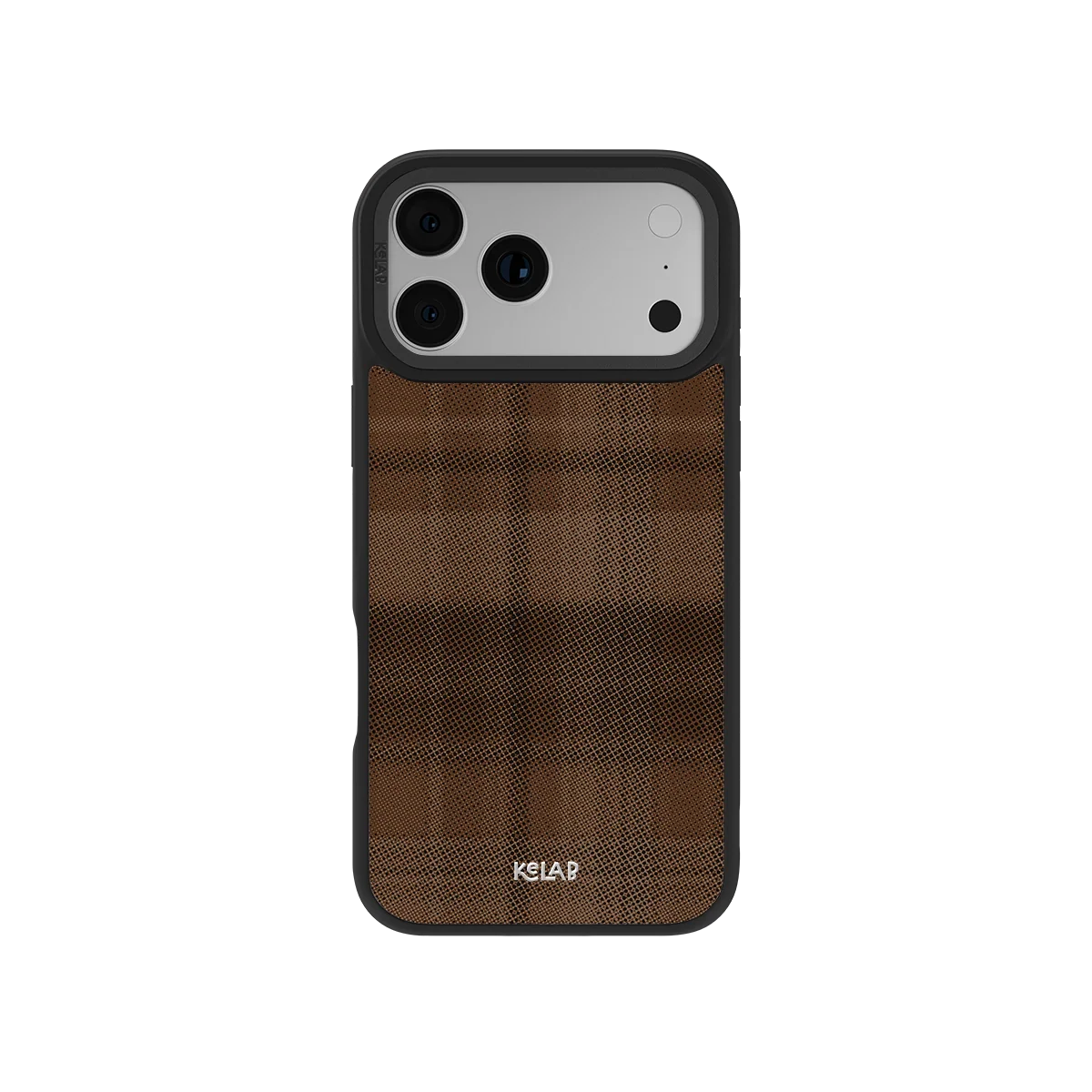 Chestnut | Brown Flannel Minimalist iPhone Case