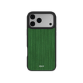 Emerald Drip | Green Stripe Pattern iPhone Case