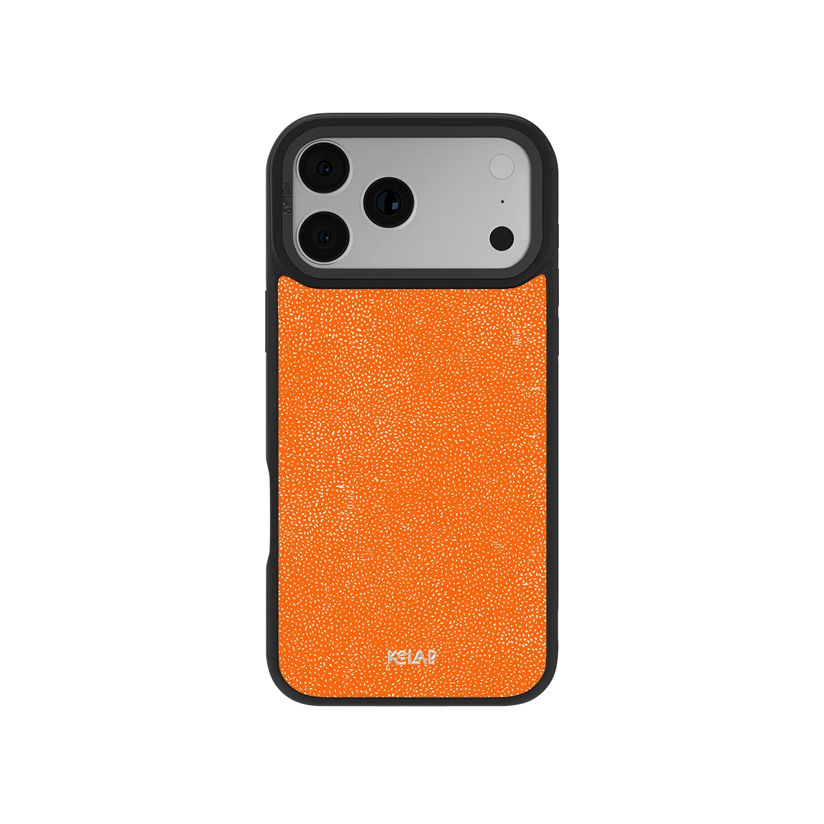 Tangerina | Stipple Electric Orange iPhone Case