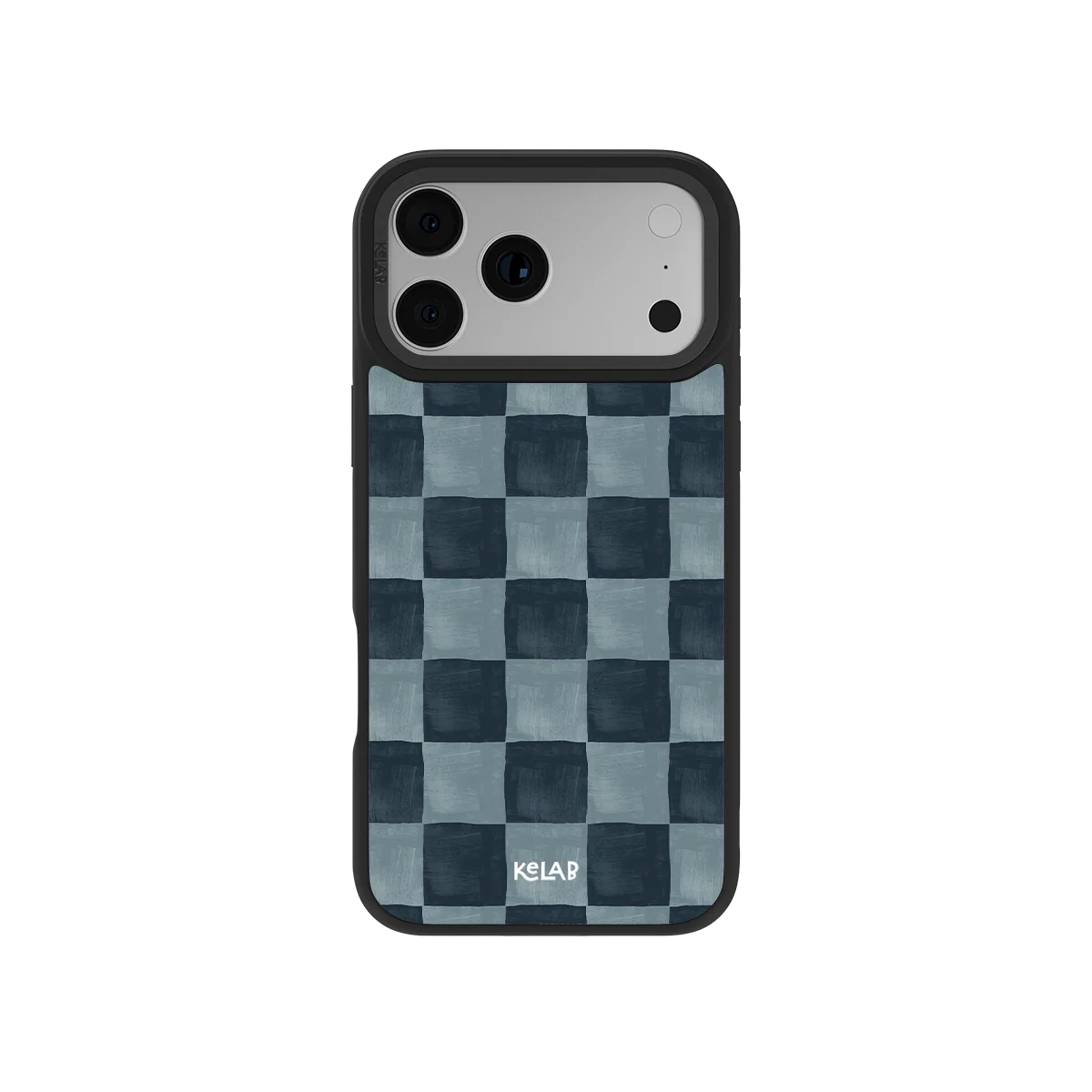 Marine Check | Blue Checkered iPhone Case