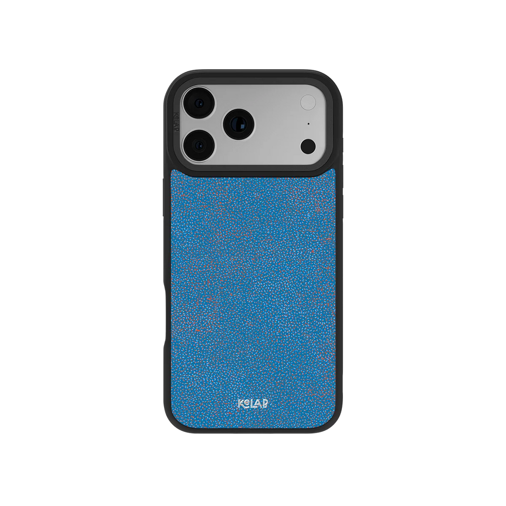 Digital Grain | Blue Micro Dotted iPhone Case