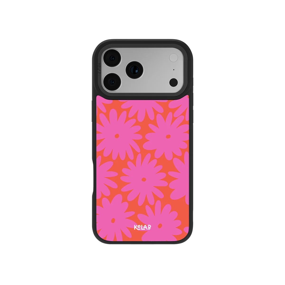 Sunflare Daisy | Retro Pink Floral iPhone Case
