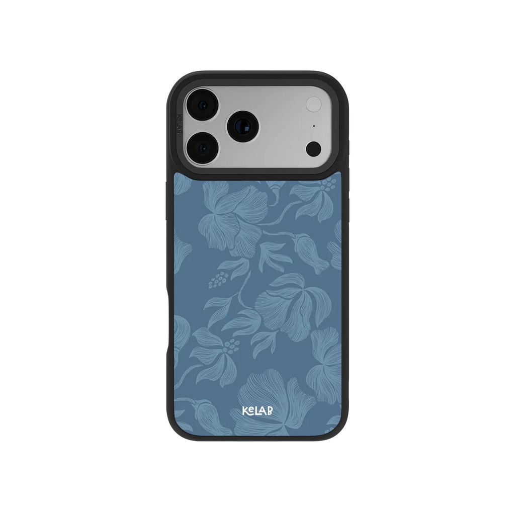 Cerulean | Dusty Blue Floral iPhone Case