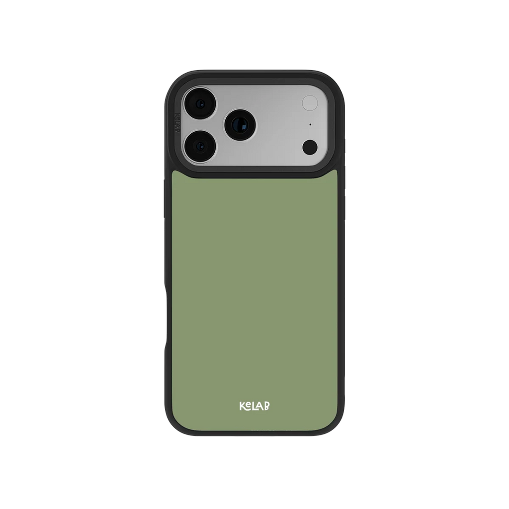 Matcha Bark | Solid Green iPhone Case