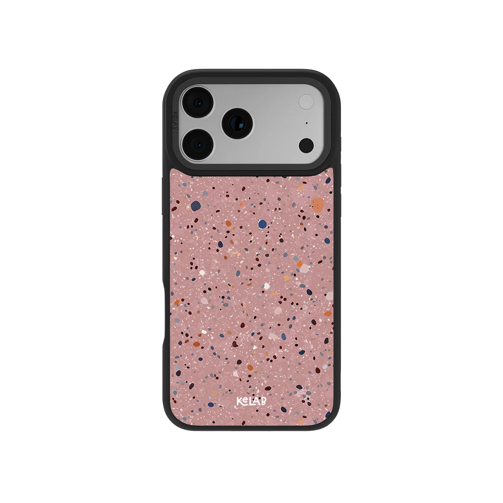 Rose Clay | Pink Paint Splatter iPhone Case