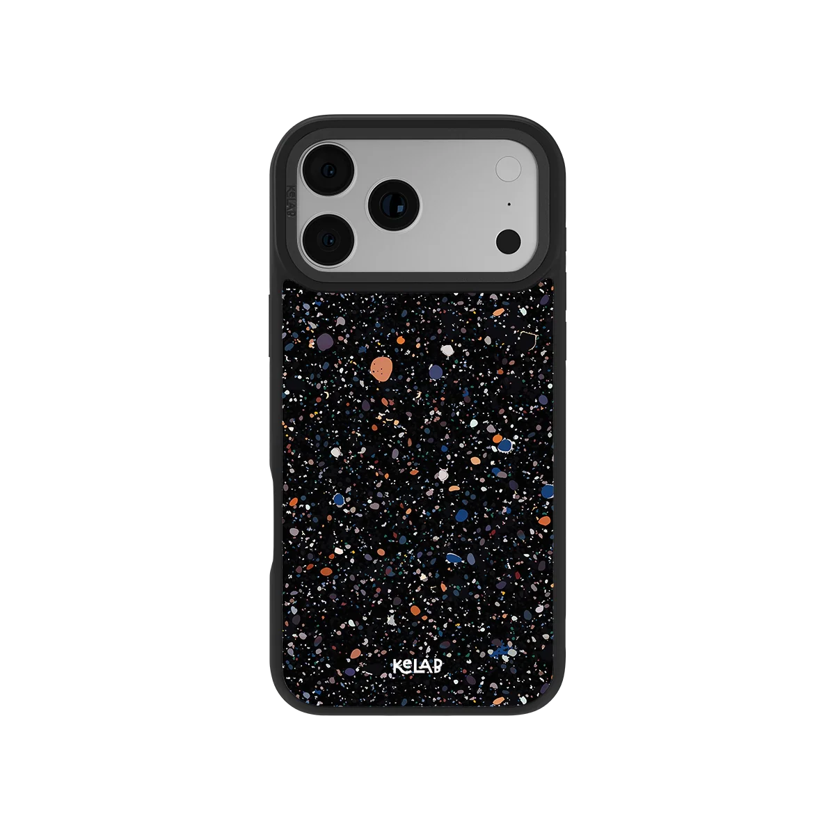 Obsidian Mist | Black Paint Splatter iPhone Case