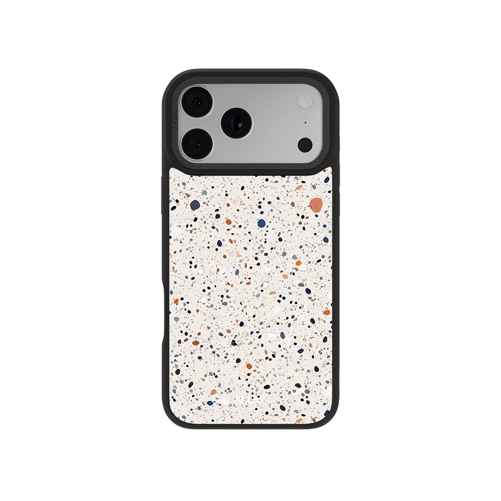 Ivory Haze | Ivory Paint Splatter iPhone Case