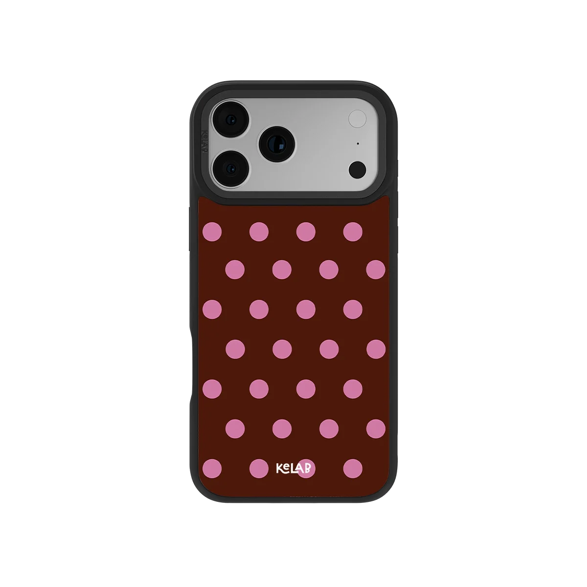 Velvet Pop | Burgundy Polka Dot iPhone Case