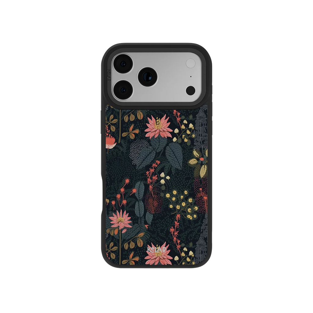 Starlit Botanica | Dark Academia Floral iPhone Case