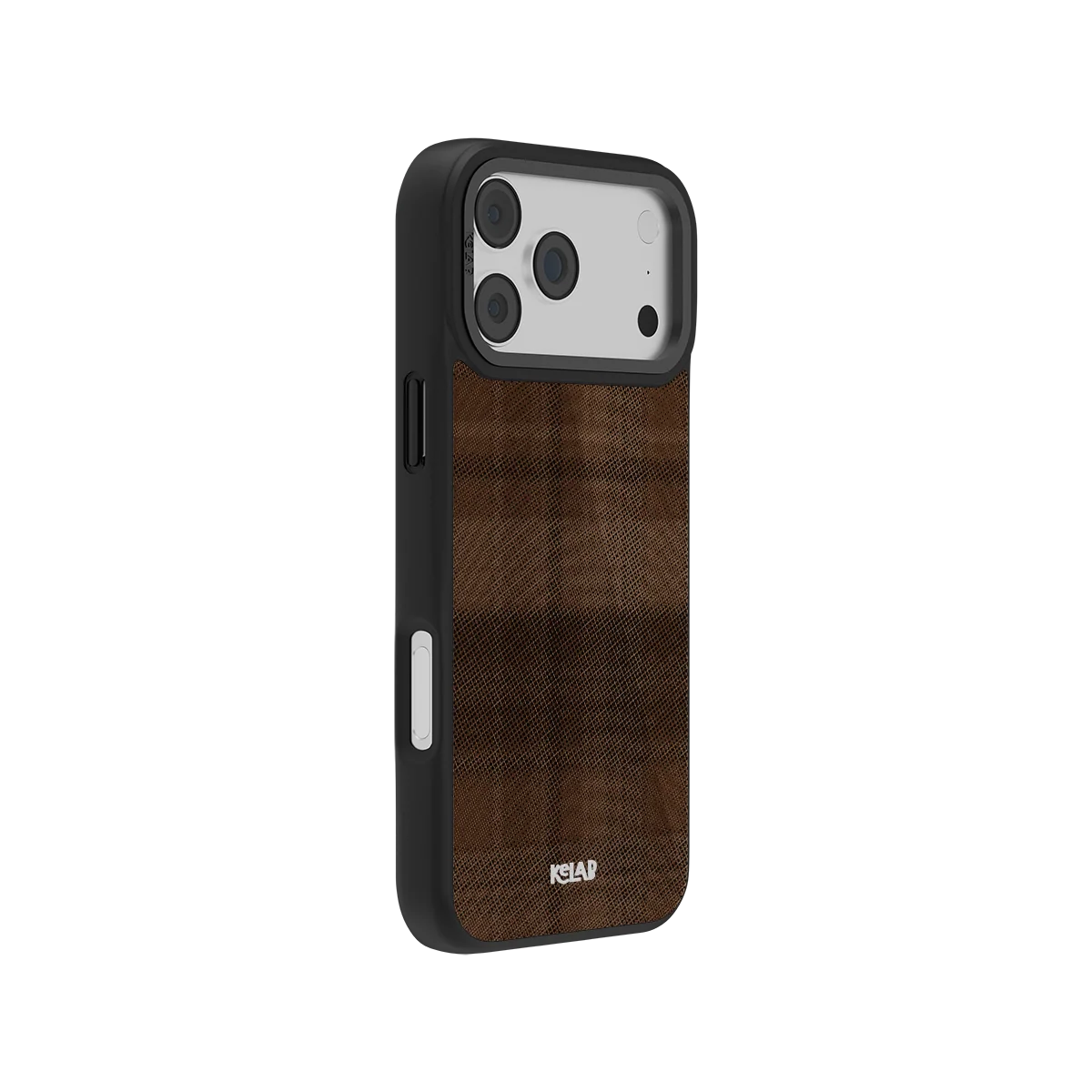 Chestnut | Brown Flannel Minimalist iPhone Case