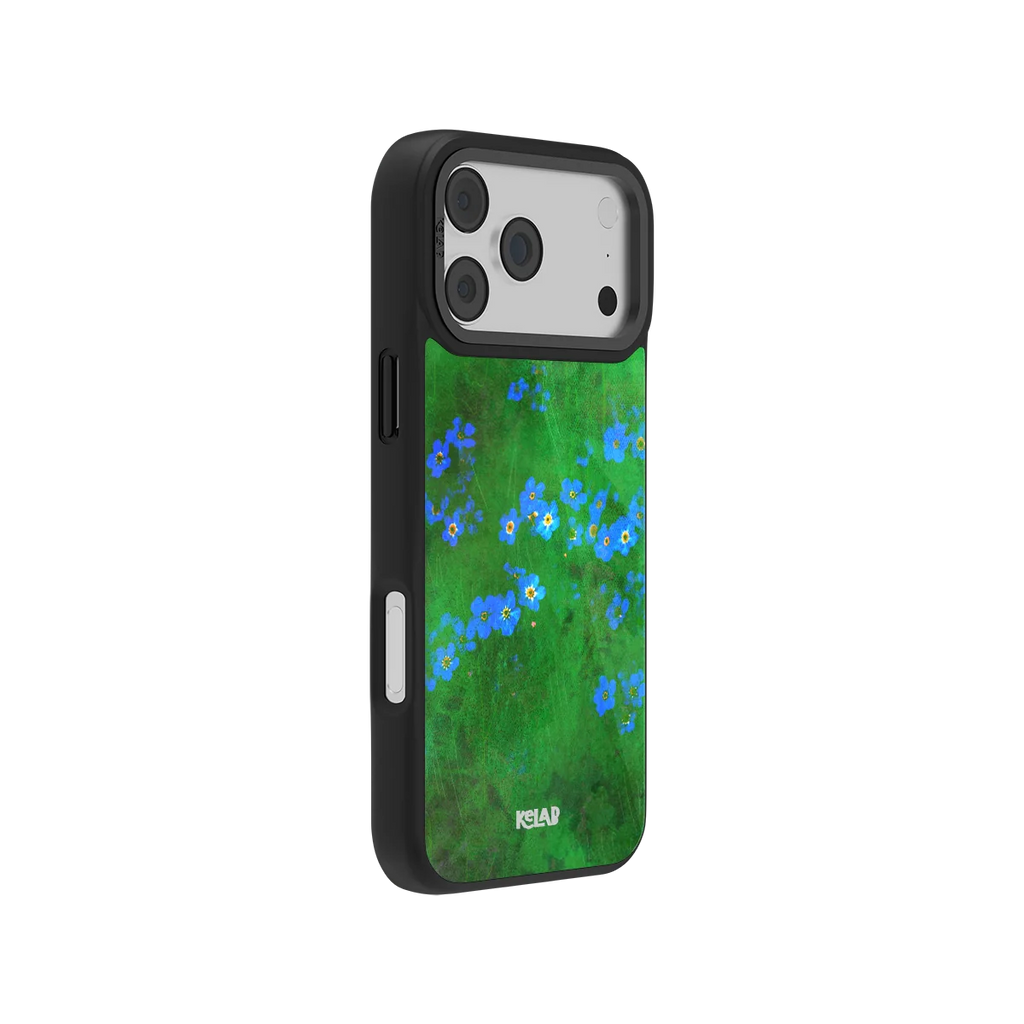 Forget Me Meadow | Vibrant Green Floral iPhone Case