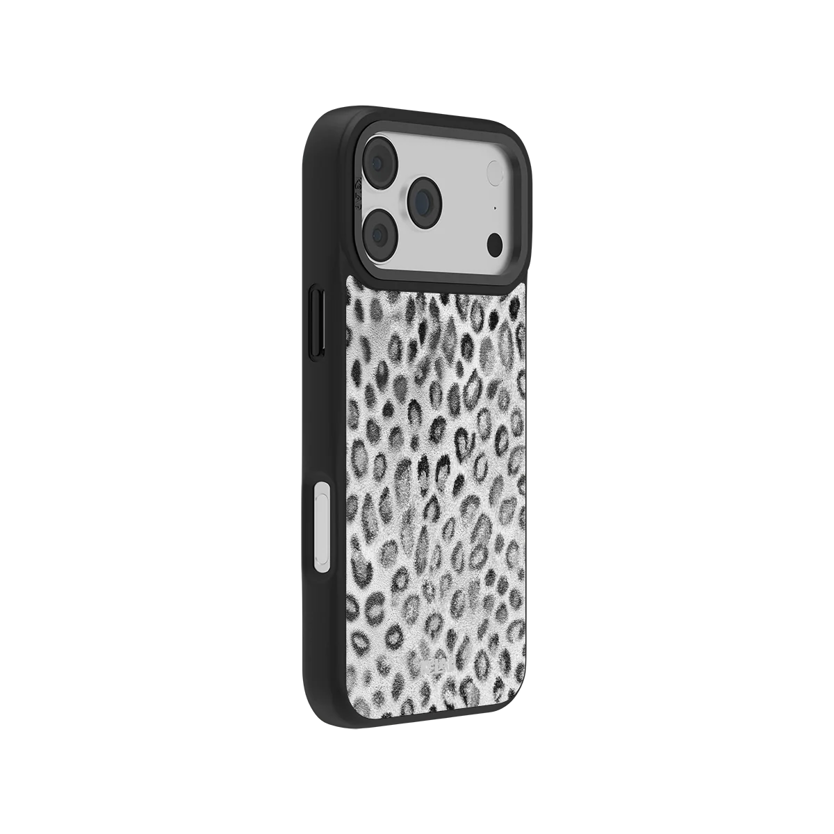 Platinum Predator | Silver Cheetah Print iPhone Case
