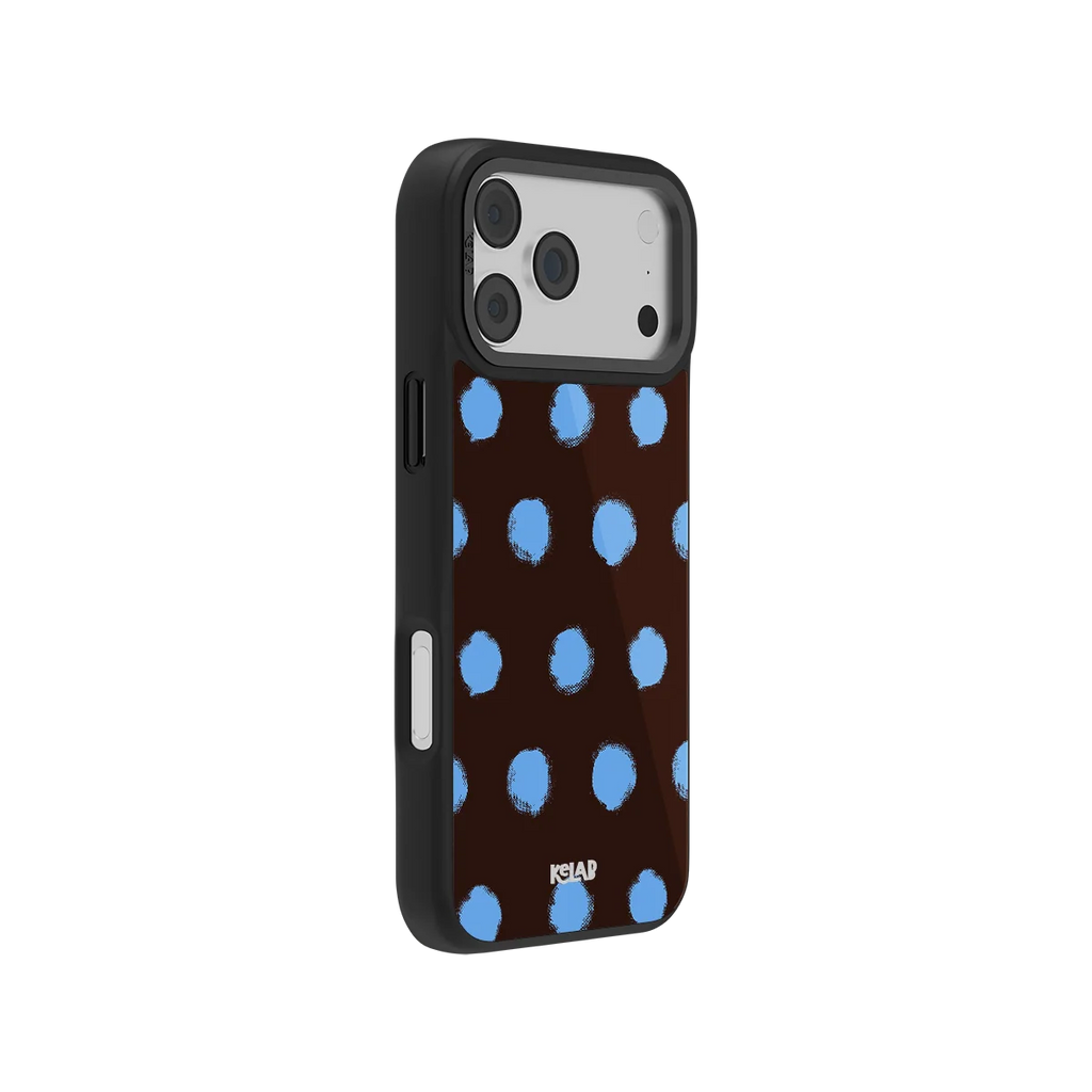 Blueberry Espresso | Brown Polka Dot iPhone Case
