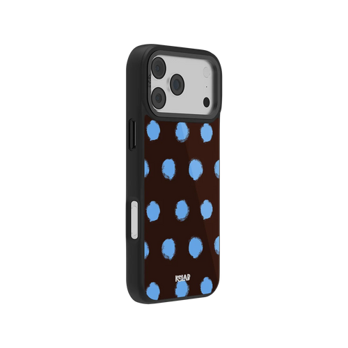 Blueberry Espresso | Brown Polka Dot iPhone Case