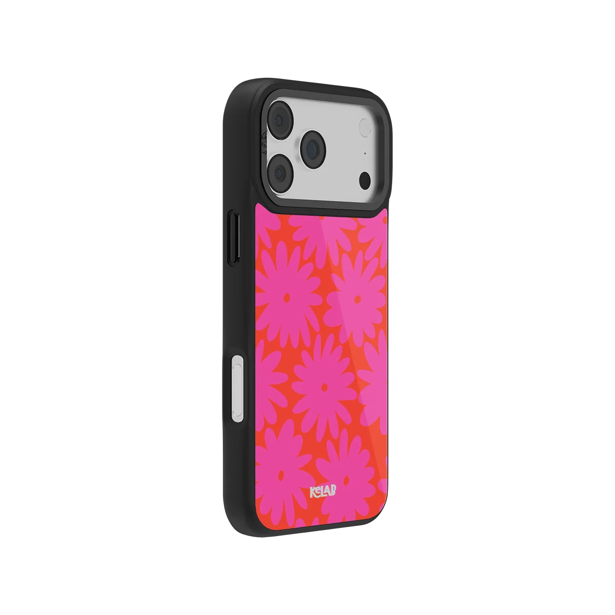 Sunflare Daisy | Retro Pink Floral iPhone Case