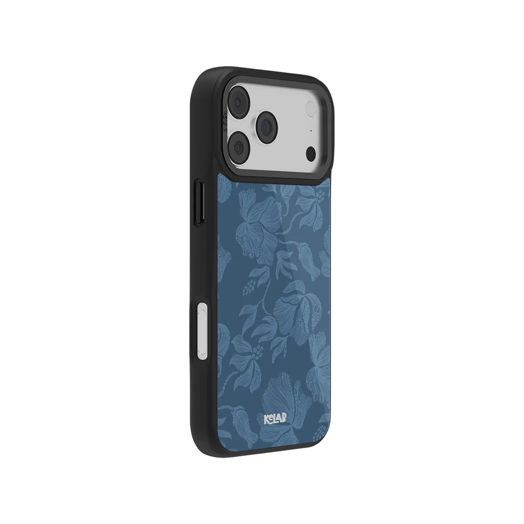 Cerulean | Dusty Blue Floral iPhone Case