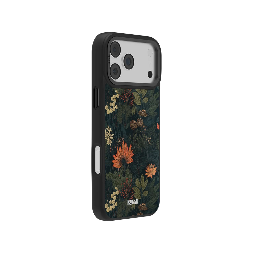 Elderberry Enchantment | Dark Academia Floral iPhone Case
