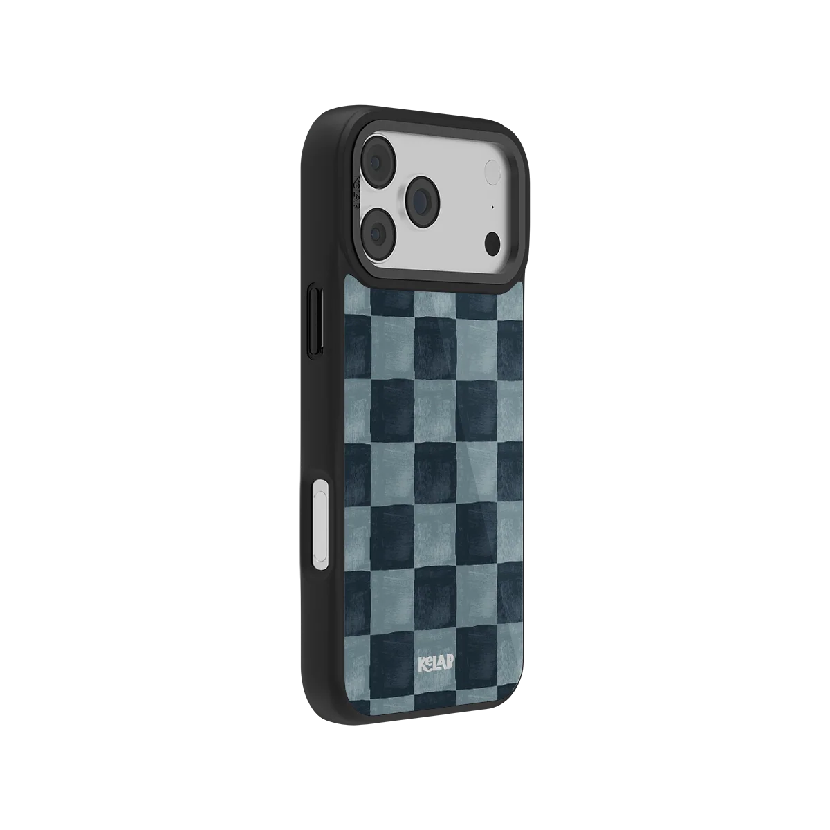 Marine Check | Blue Checkered iPhone Case