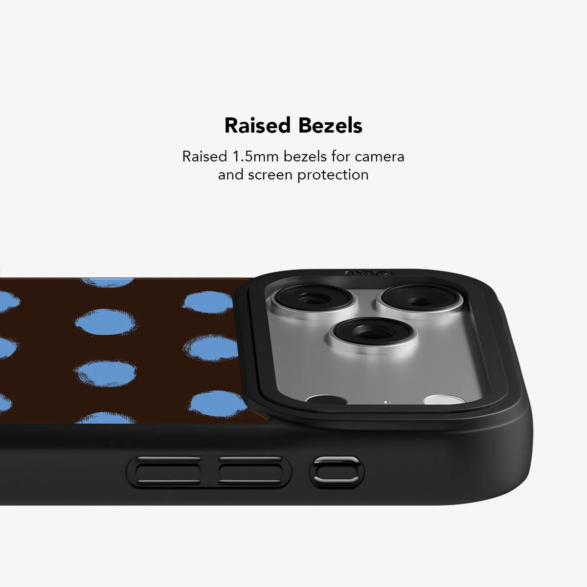 Blueberry Espresso | Brown Polka Dot iPhone Case