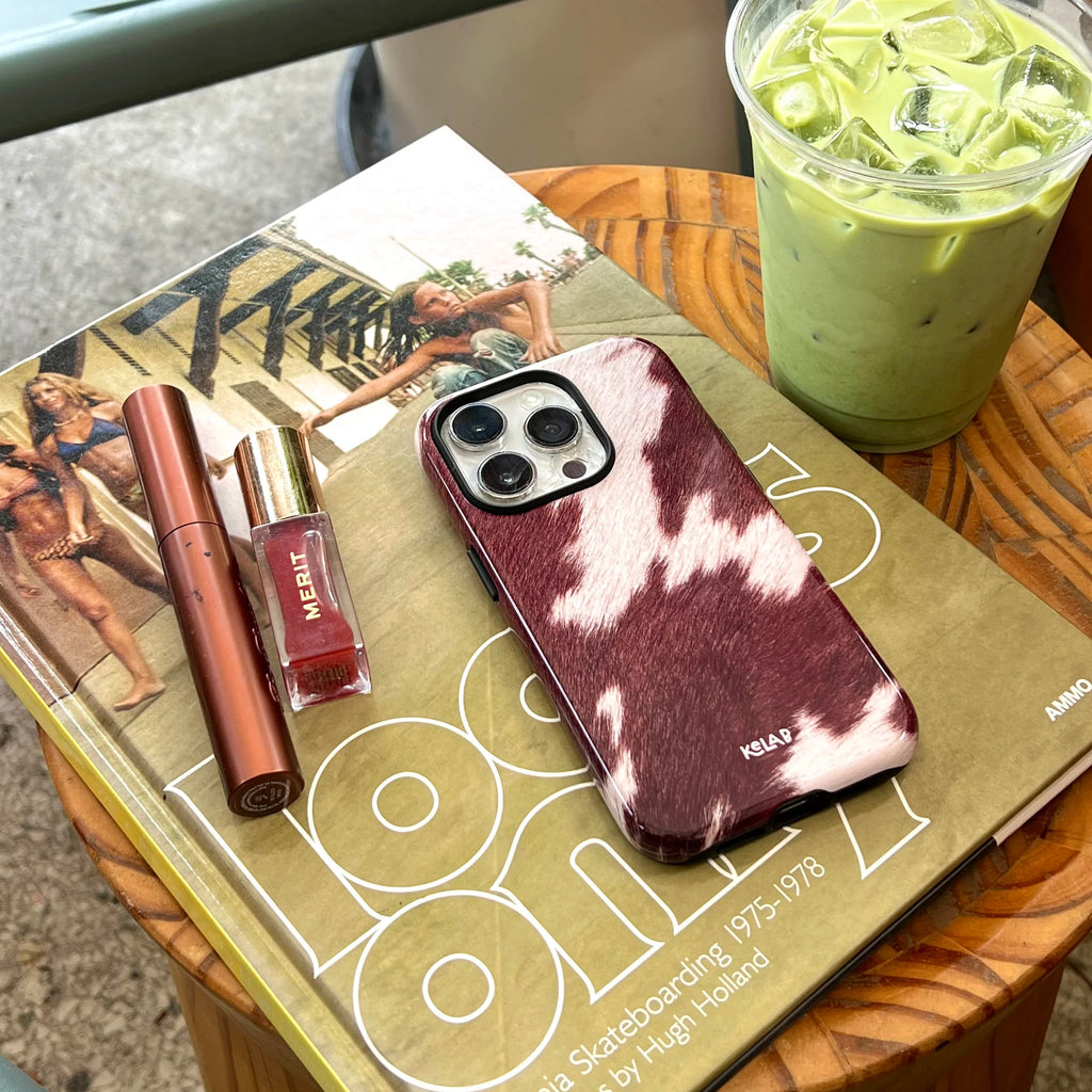 Rodeo Drive | Brown Cow Print iPhone Case