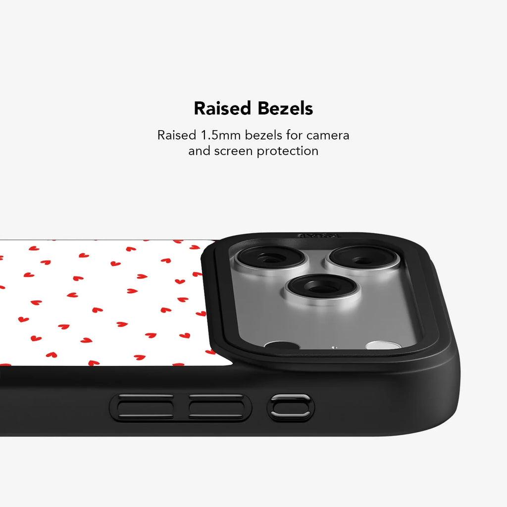 Minimalist Love | Red Heart iPhone Case