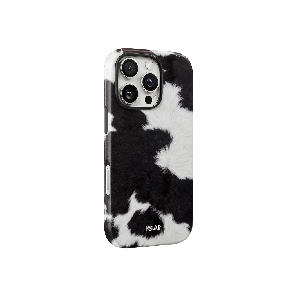 Cow Bell | Black & White iPhone Case