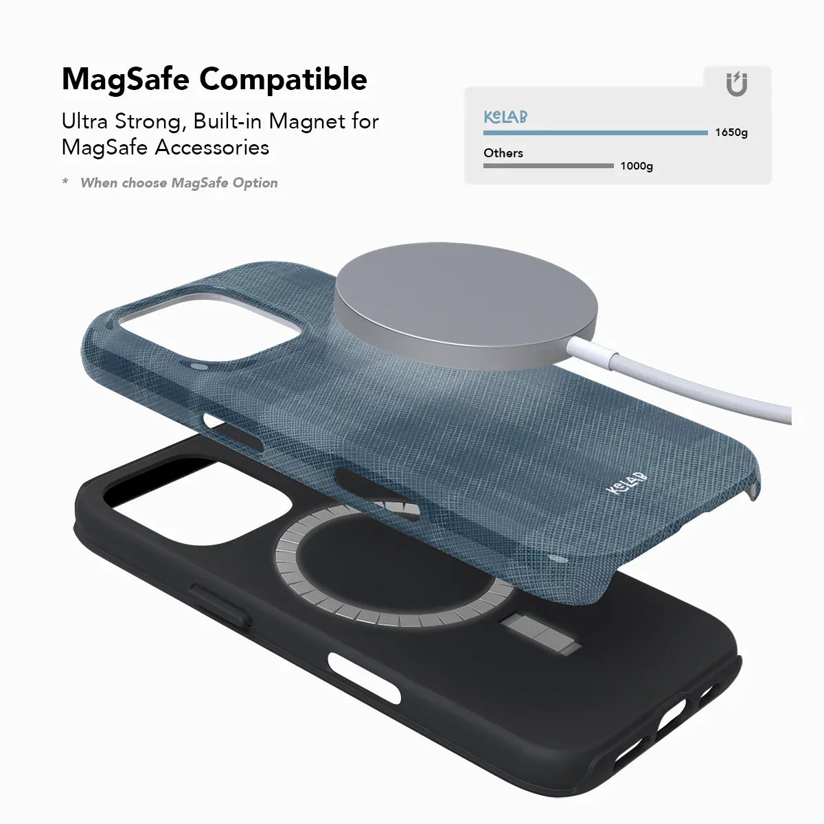 Denim | Blue Flannel Minimalist iPhone Case