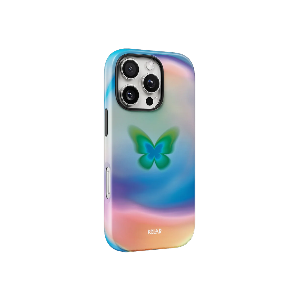 Celestial Wings | Gradient Butterfly iPhone Case