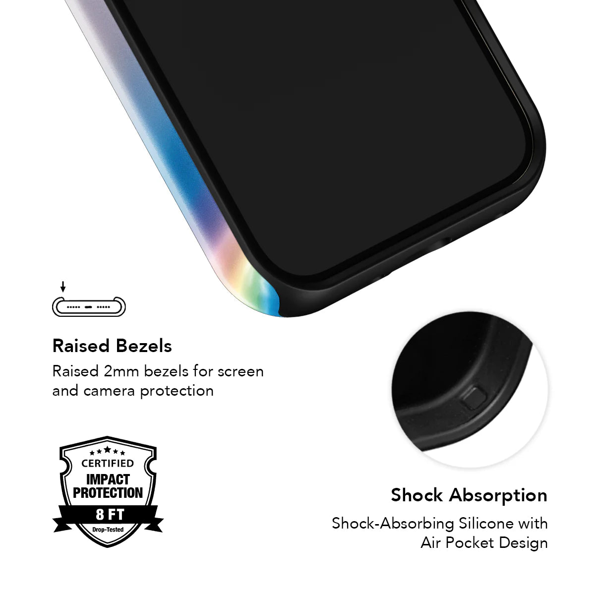Celestial Wings | Gradient Butterfly iPhone Case
