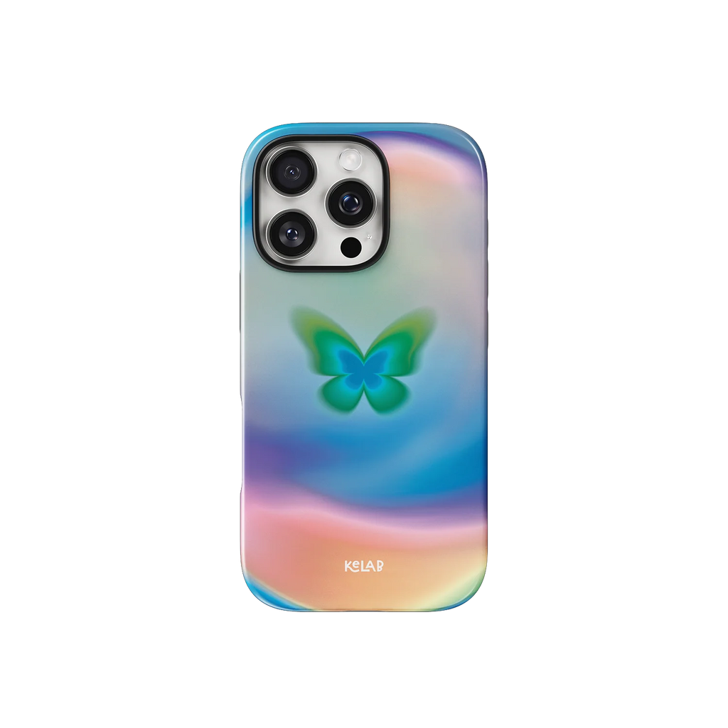 Celestial Wings | Gradient Butterfly iPhone Case
