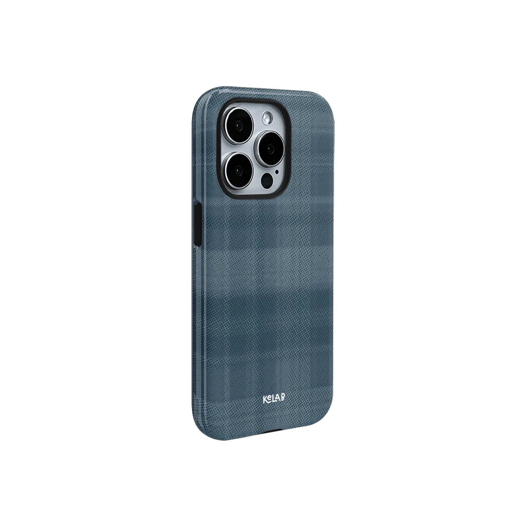 Denim | Blue Flannel Minimalist iPhone Case