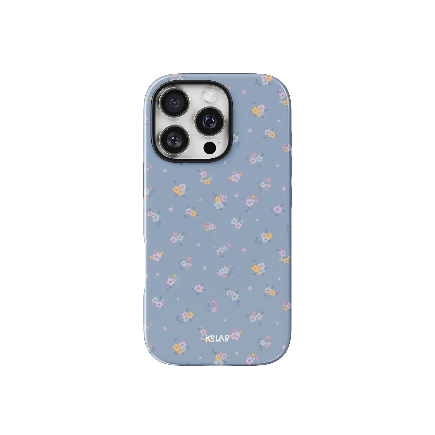 Tiny Meadow | Pastel Blue Floral iPhone Case