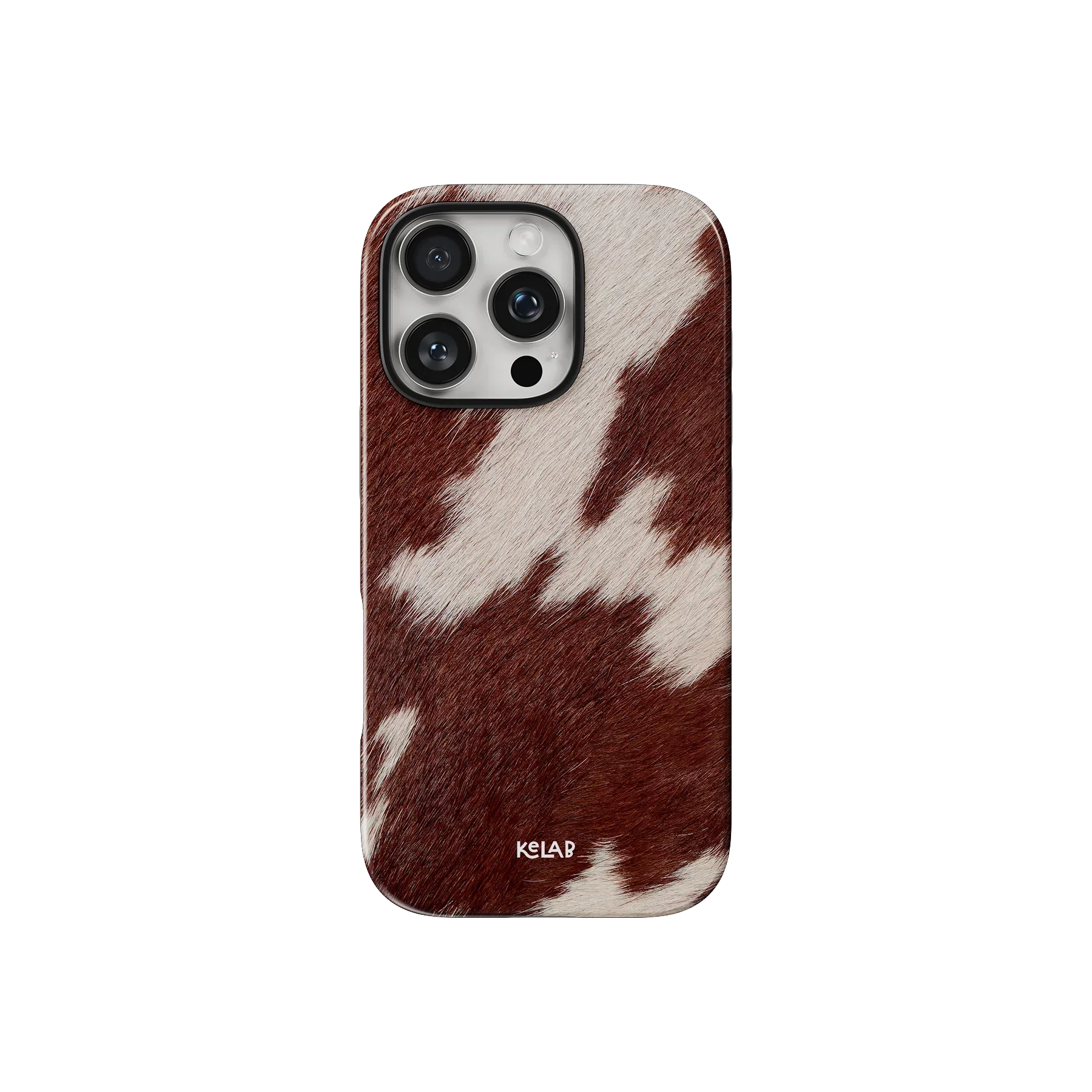 Rodeo Drive | Brown Cow Print iPhone Case