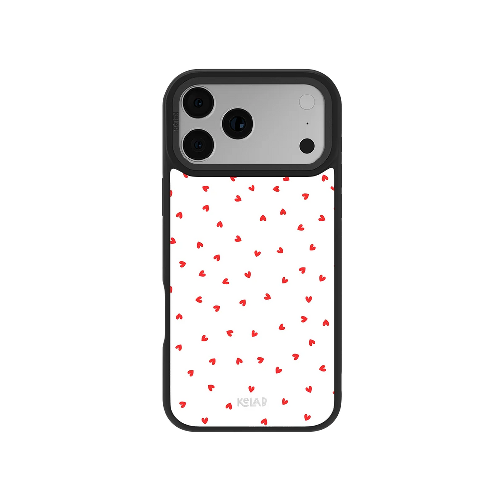 Minimalist Love | Red Heart iPhone Case