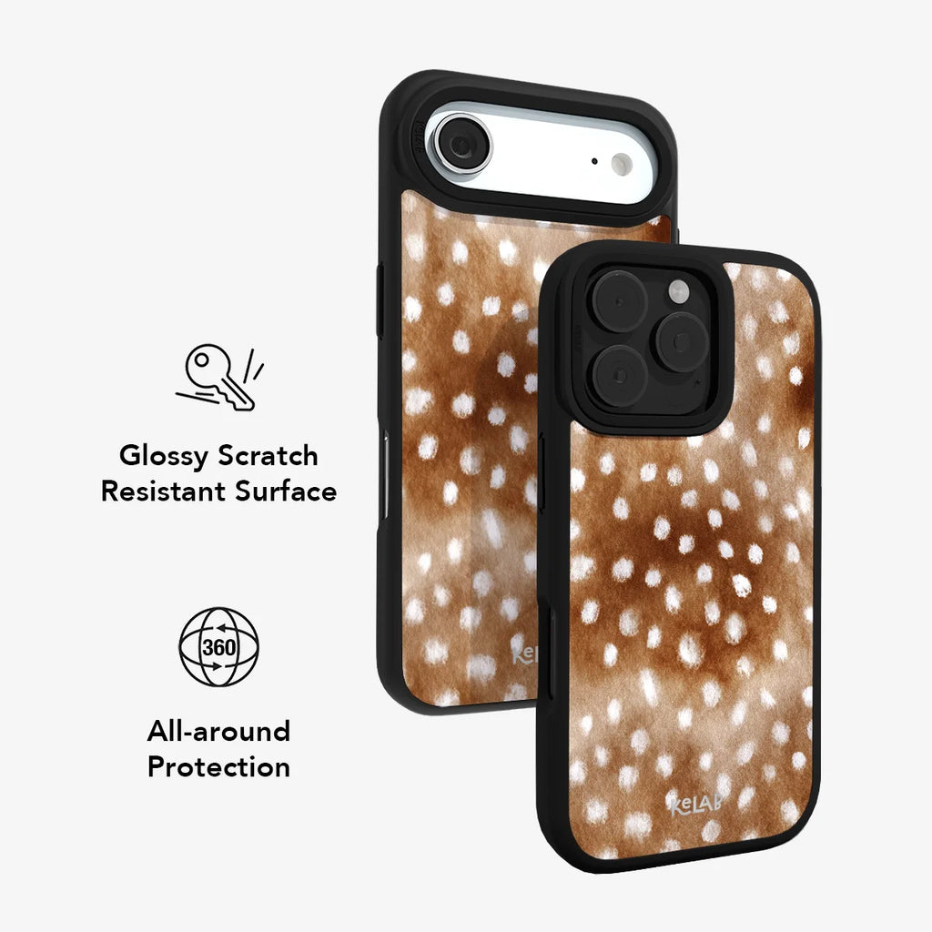 Doe Eyed Drift | Fawn Print iPhone Case